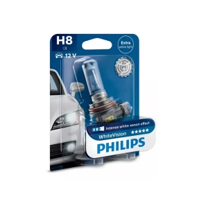 Bec auto cu halogen h8 12360whvb1 35 w pgj19-1 800 lm 3700 k 12 v philips