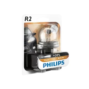 Bec auto cu halogen r2 12620b1 40 w p45t-41 4300 k 12 v philips