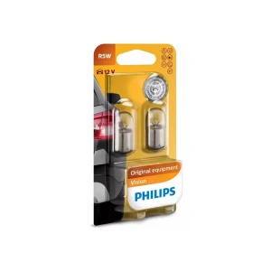 Bec auto r5w 12821b2 5 w ba15s 50 lm 3200 k 12 v philips