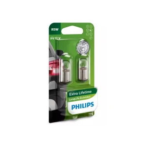 Bec auto r5w 12821llecob2 5 w ba15s 50 lm 3200 k 12 v philips