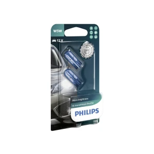 Bec auto w5w 12961xvpb2 5 w w2.1x9.5d 50 lm 3300 k 12 v philips