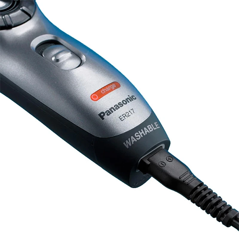 Trimmer pentru bărbați panasonic er217s520, negru | argintiu 3
