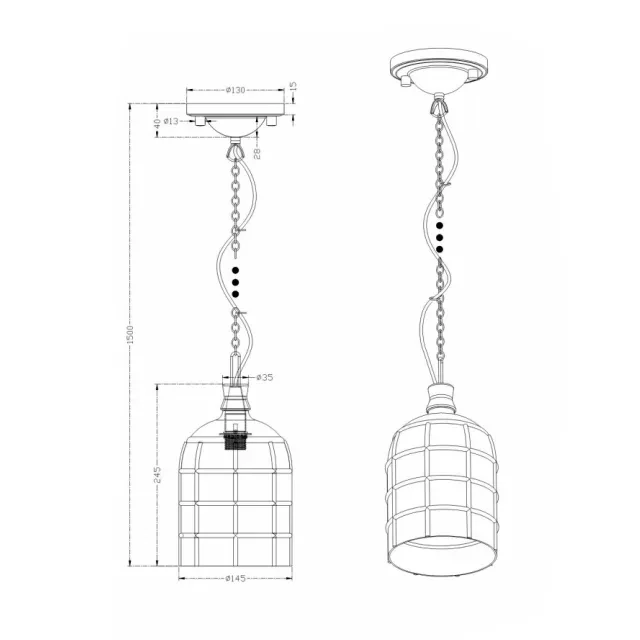 Люстра astrid 40 вт e14 ip20 220 - 240 в trio 3