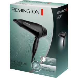 Uscător de păr remington thermacare pro d5710, 2200w, negru Thumbnail 2