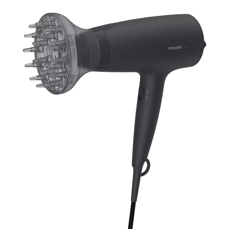 Uscător de păr philips bhd302/30, 1600 w, negru 6
