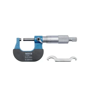 Микрометр din863 0 - 25 мм металл/пластик yato