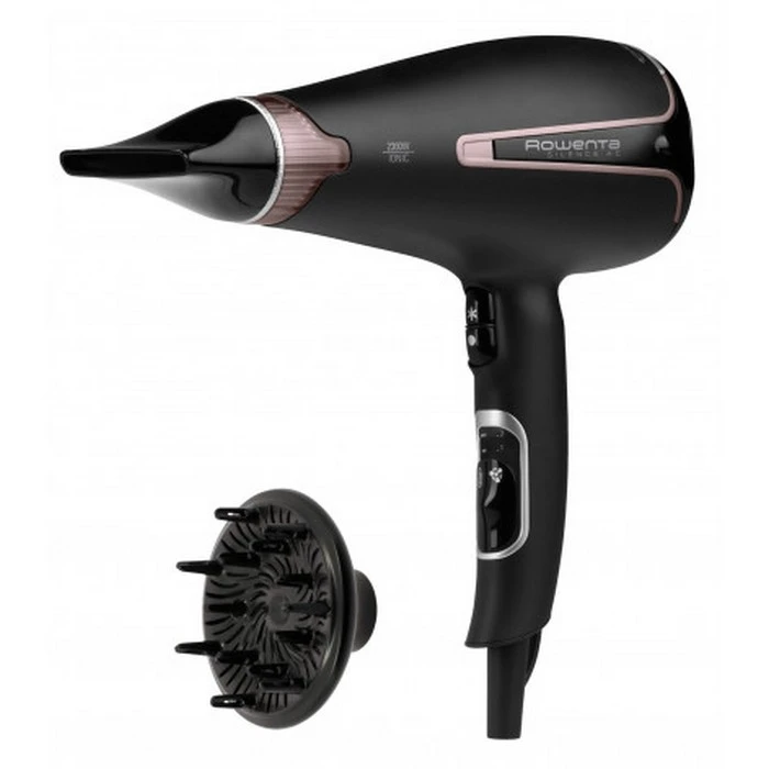 Фен rowenta silence cv7920f0, 2300 вт, чёрный 3