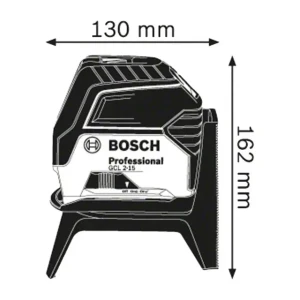 Nivelă cu laser bosch gcl 2-15 roșu 15 m 4.5 v ipx5 Thumbnail 3