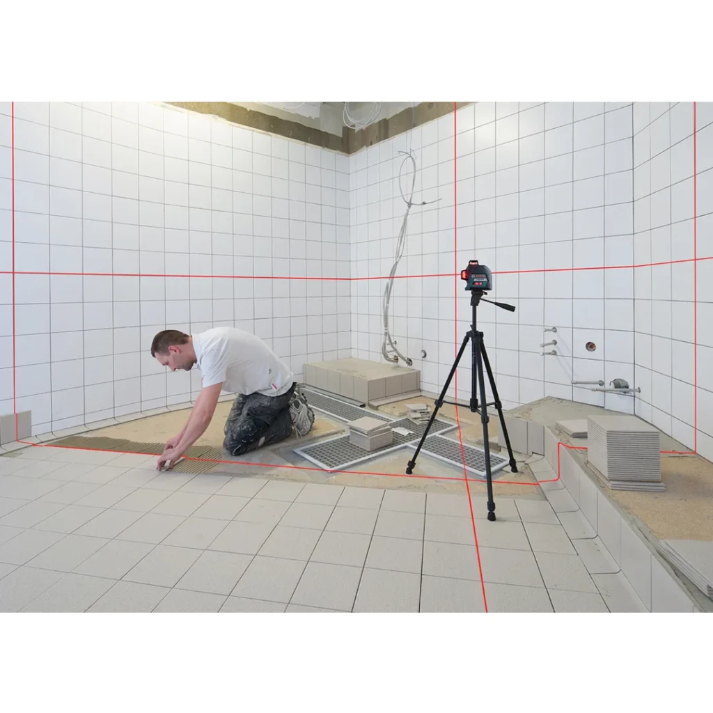 Лазерный уровень gll 3-80 красный 30 м 6 в ip54 bosch 4