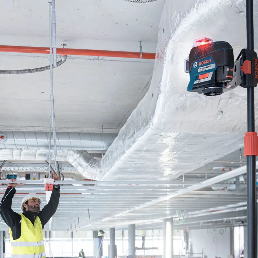 Лазерный уровень gll 3-80 c красный 30 - 120 м 6 в ip54 bosch 5