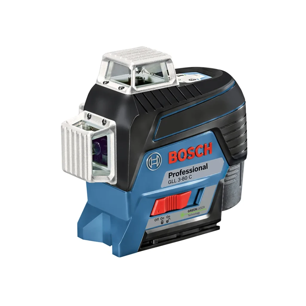 Лазерный уровень gll 3-80 c красный 30 - 120 м 6 в ip54 bosch 2