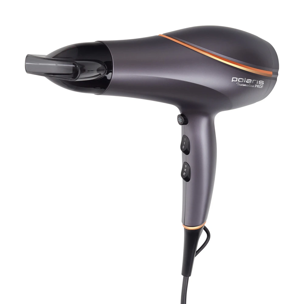 Uscător de păr polaris phd 2290ti tourmaline prof, 2200 w, gri 3