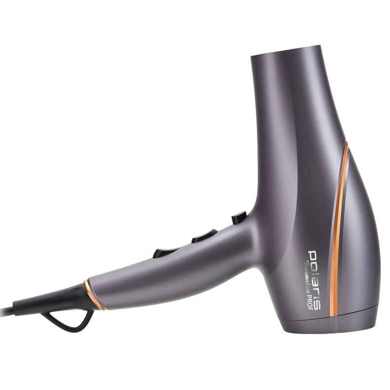 Uscător de păr polaris phd 2290ti tourmaline prof, 2200 w, gri 8