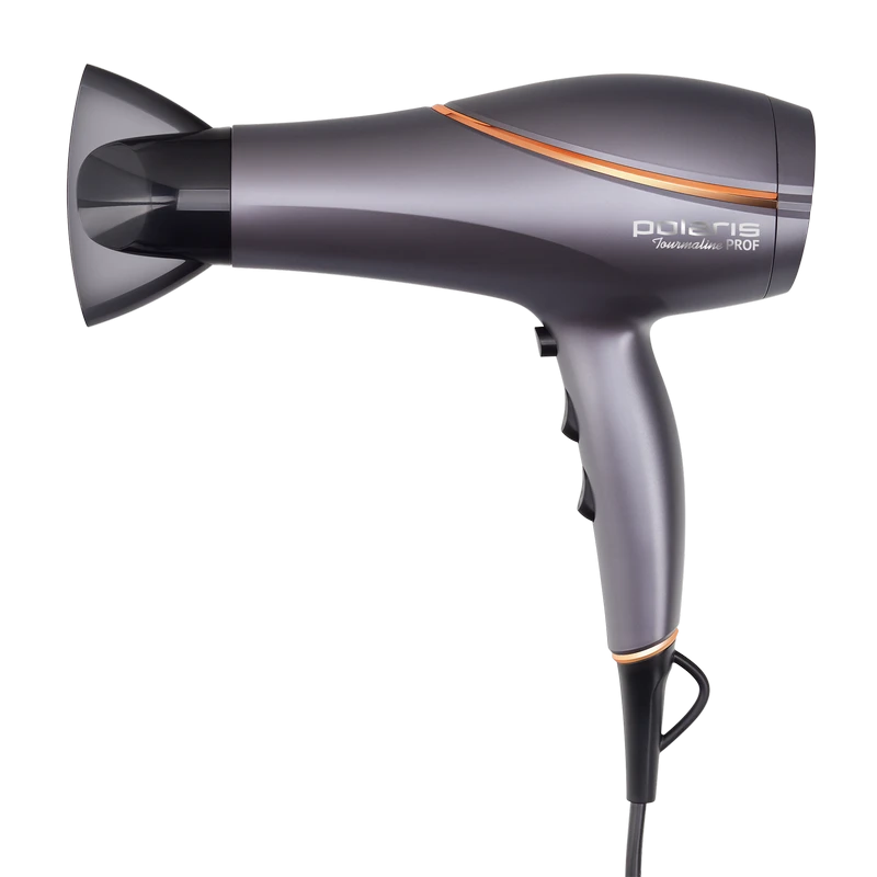Uscător de păr polaris phd 2290ti tourmaline prof, 2200 w, gri 12