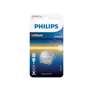 Pile electrice lithium minicells 3 v cr2016 philips