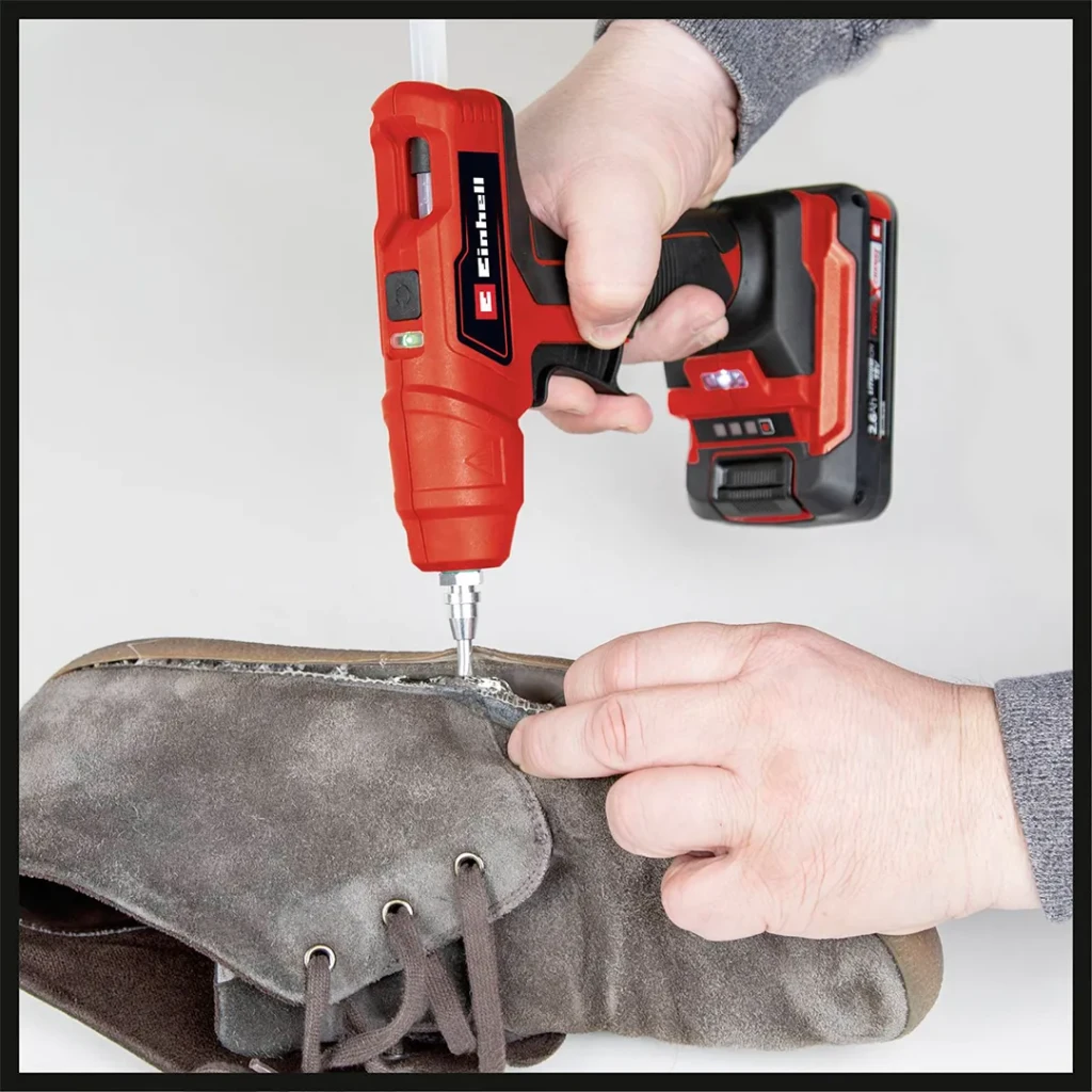 Pistol de lipit cu acumulator (fără acumulator) te-cg 18v li pxc solo 182 x 60 mm 18 v 120 °с einhell 5