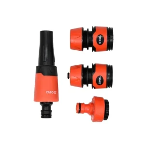 Пистолет-распылитель с регулируемым потоком + аксессуары yato yt99831 1/2'' - 3/4'' abs
