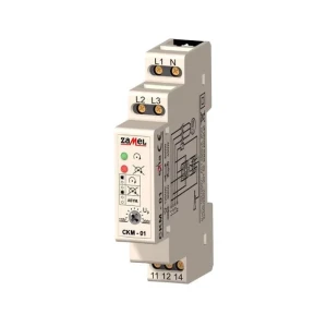 Реле контроля фазы ckm-01 10 a 230/400 в ip20 zamel Thumbnail 2