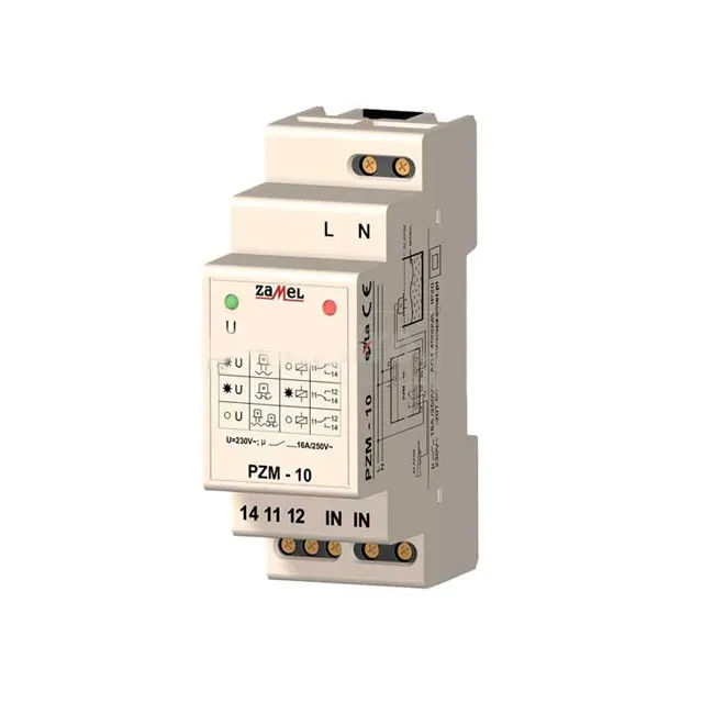 Реле контроля уровня воды pzm-10 16/25 a 230 в ip20 zamel 2