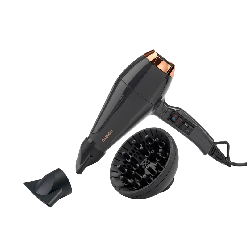 Фен babyliss 6719de, 2200 вт, чёрный 6