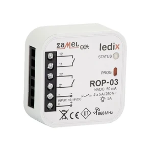 Releu radio rop-03 5 a 14 v ip20 zamel