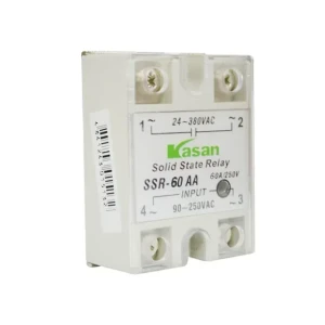 Твёрдотельное реле ssr-aa 60 a 220 в ip20 kasan