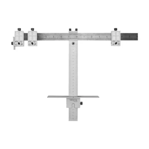 Șablon ghid pentru determinarea punctelor de foraj yato yt44130 250 mm aluminiu