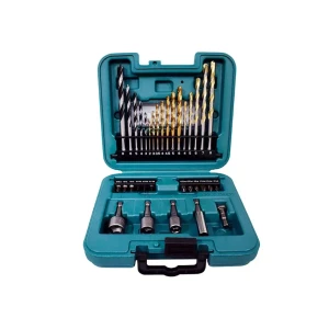 Set accesorii înșurubare și burghie b-68498 34 buc. makita