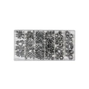 Set piulițe hexagonale m3/m4/m5/m6/m8/m10 oțel inoxidabil 300 buc. yato Thumbnail 2