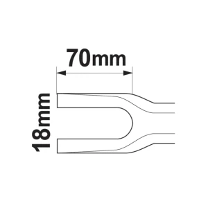 Extractor pentru tije de direcție 200 mm yato Thumbnail 2