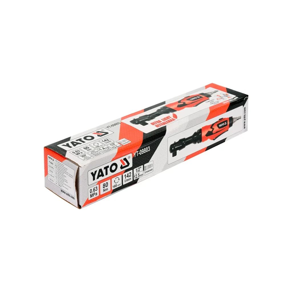 Antrenor pneumatic yato 09803 80 n·m 0.63 mpa 160 rot/min 2