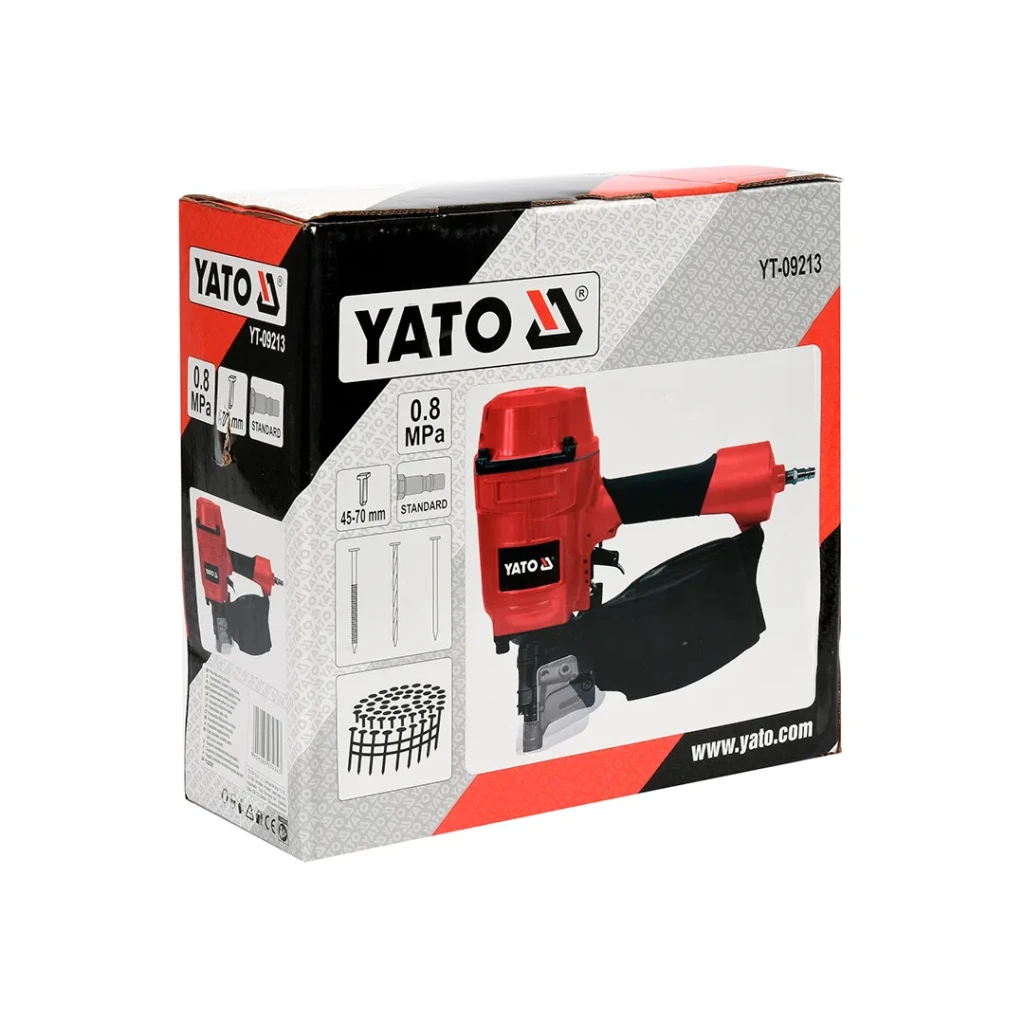 Pistol pneumatic pentru cuie yato 09213 0,8 mpa 3