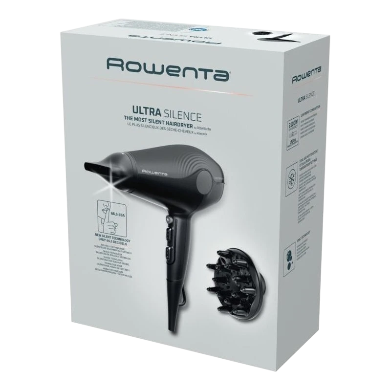 Uscător de păr rowenta cv6430f0, 2100w, negru 2