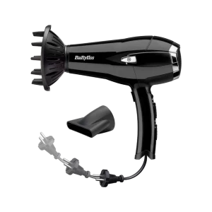 Фен BaByliss D374DE, 2000Вт, Чёрный