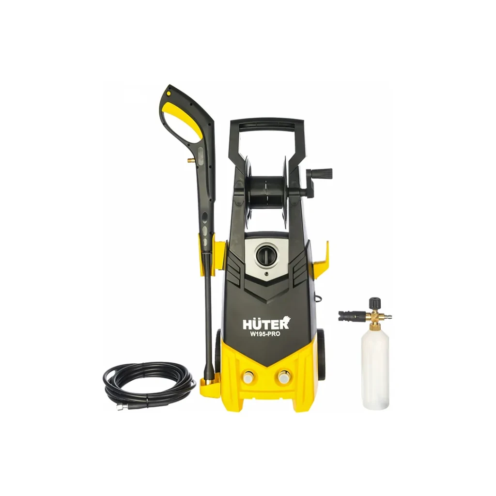 Мойка высокого давления huter w195-pro 2.5 квт 220 - 240 в 195 бар 3