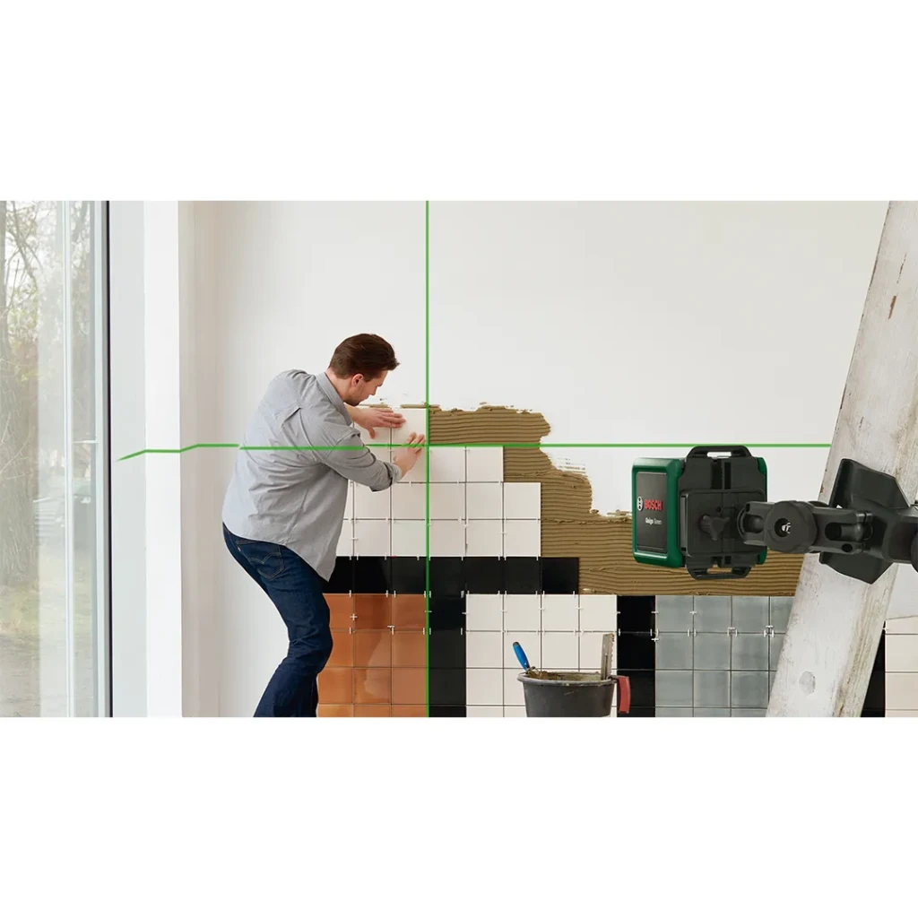 Nivelă cu laser bosch quigo green verde 12 m 4