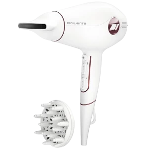 Uscător de păr Rowenta Volumizer CV6135F0, 1780 W, Alb