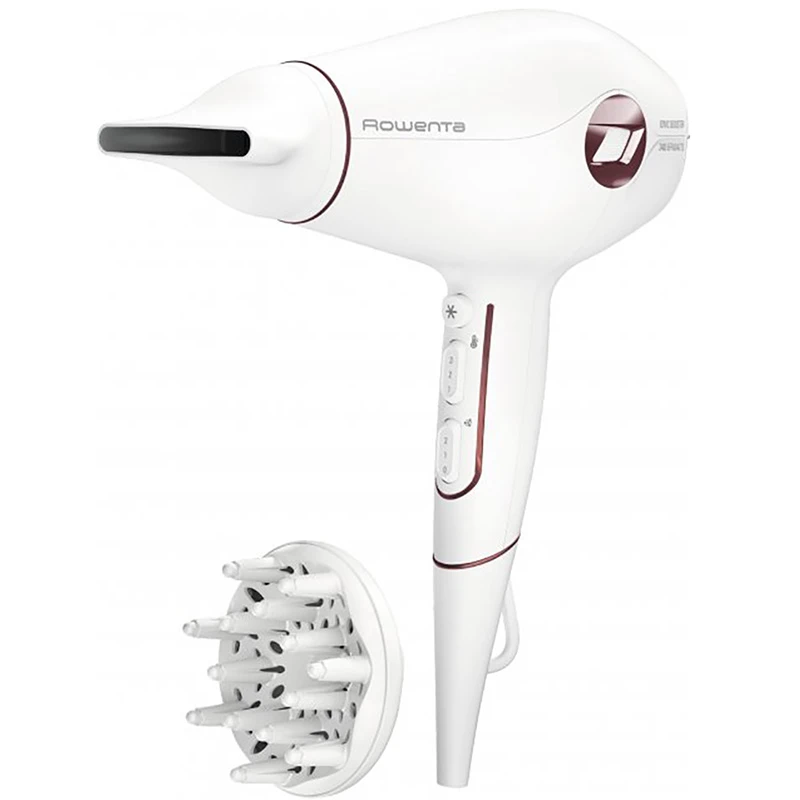Uscător de păr rowenta volumizer cv6135f0, 1780 w, alb 2