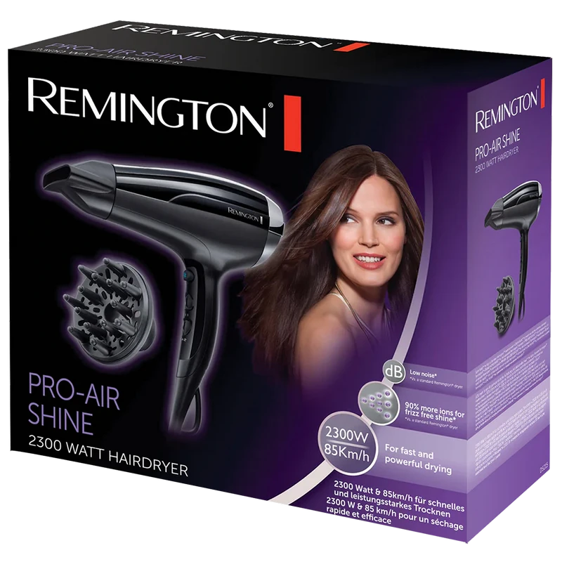 Фен remington pro-air shine d5215, 2300 вт, чёрный 6