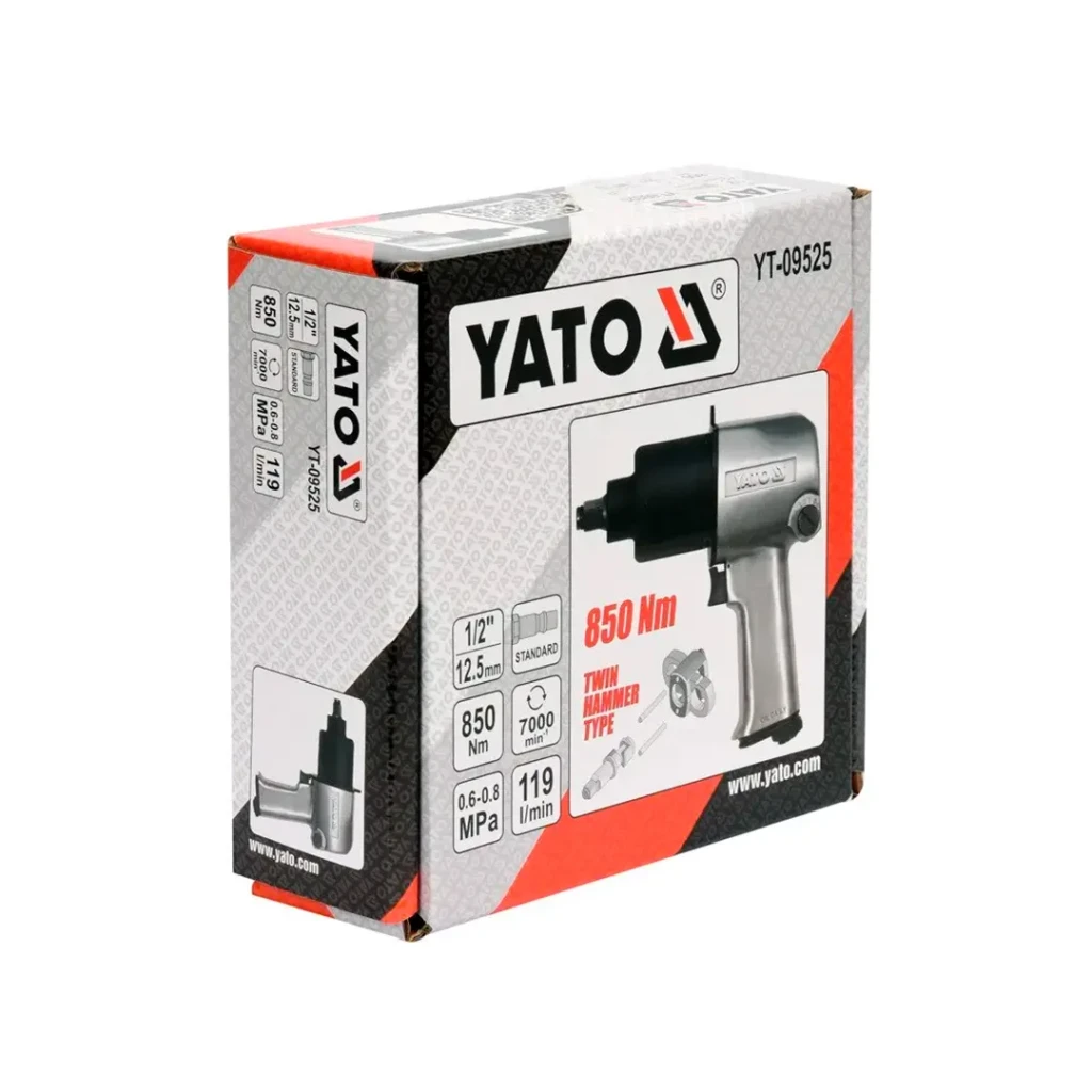 Pistol pneumatic yato yt09525 850 nm 0.63 mpa 7000 rot/min 2