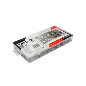 Набор гаек колпачковых m3/m4/m5/m6/m8/m10 нержавеющая сталь 150 шт. yato