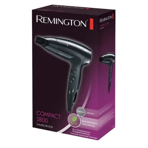 Компактный фен remington compact d5000, 1800 вт, чёрный Thumbnail 2