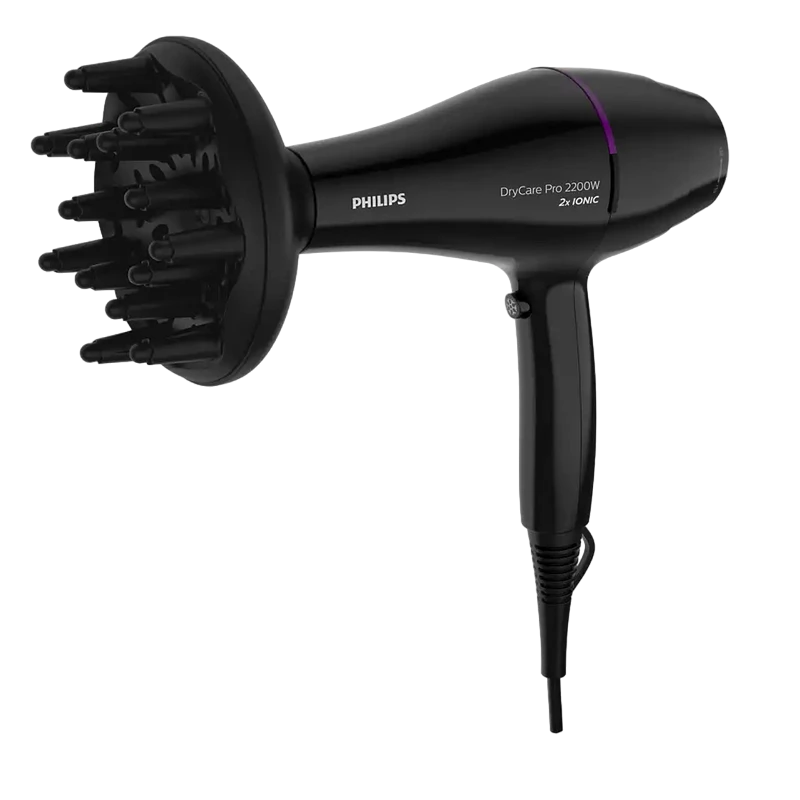 Фен philips bhd274/00, 2200 вт, чёрный 6