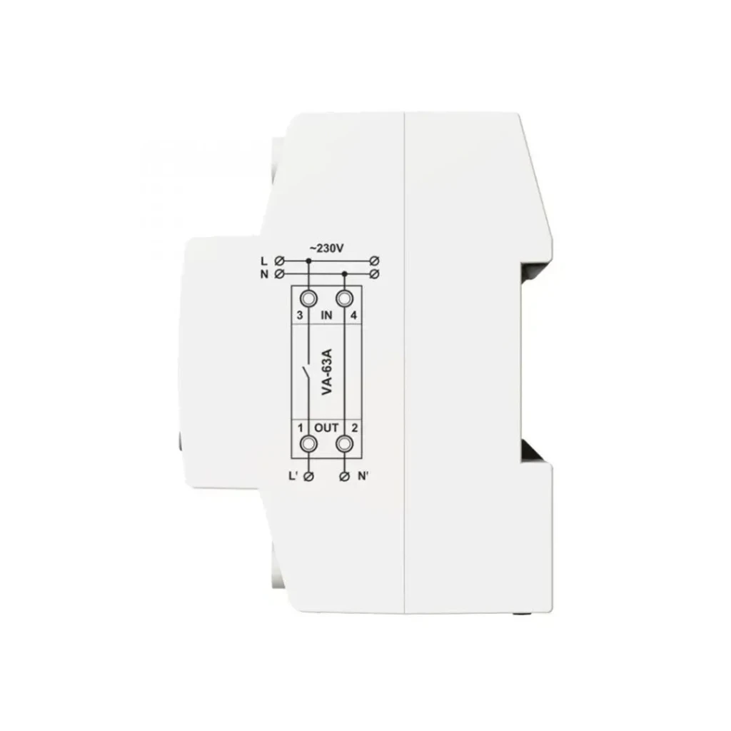 Releu de control tensiune cu ecran digital digital 63 a 120 - 270 v ip20 digitop 3