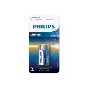 Pile electrice philips cr123a 3 v 1600 mah