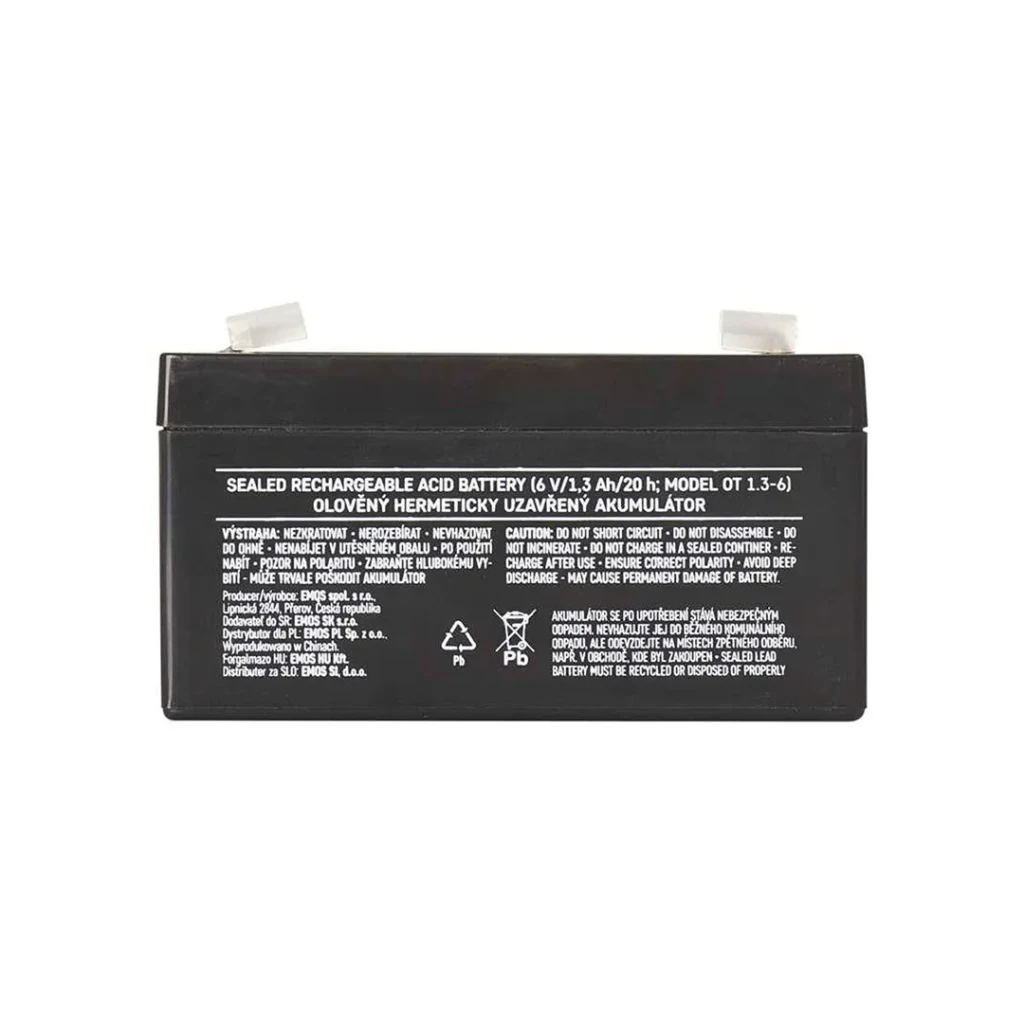 Acumulator pentru ups ot 1.3-6 1.3 ah 6 v emos 2