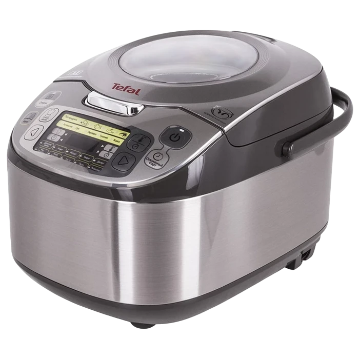 Мультиварка tefal fuzzy, нержавеющая сталь 3