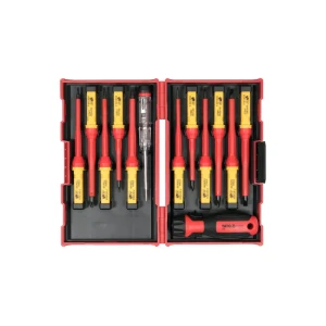 Set de șurubelnițe izolate vde 107 mm 13 buc. yato