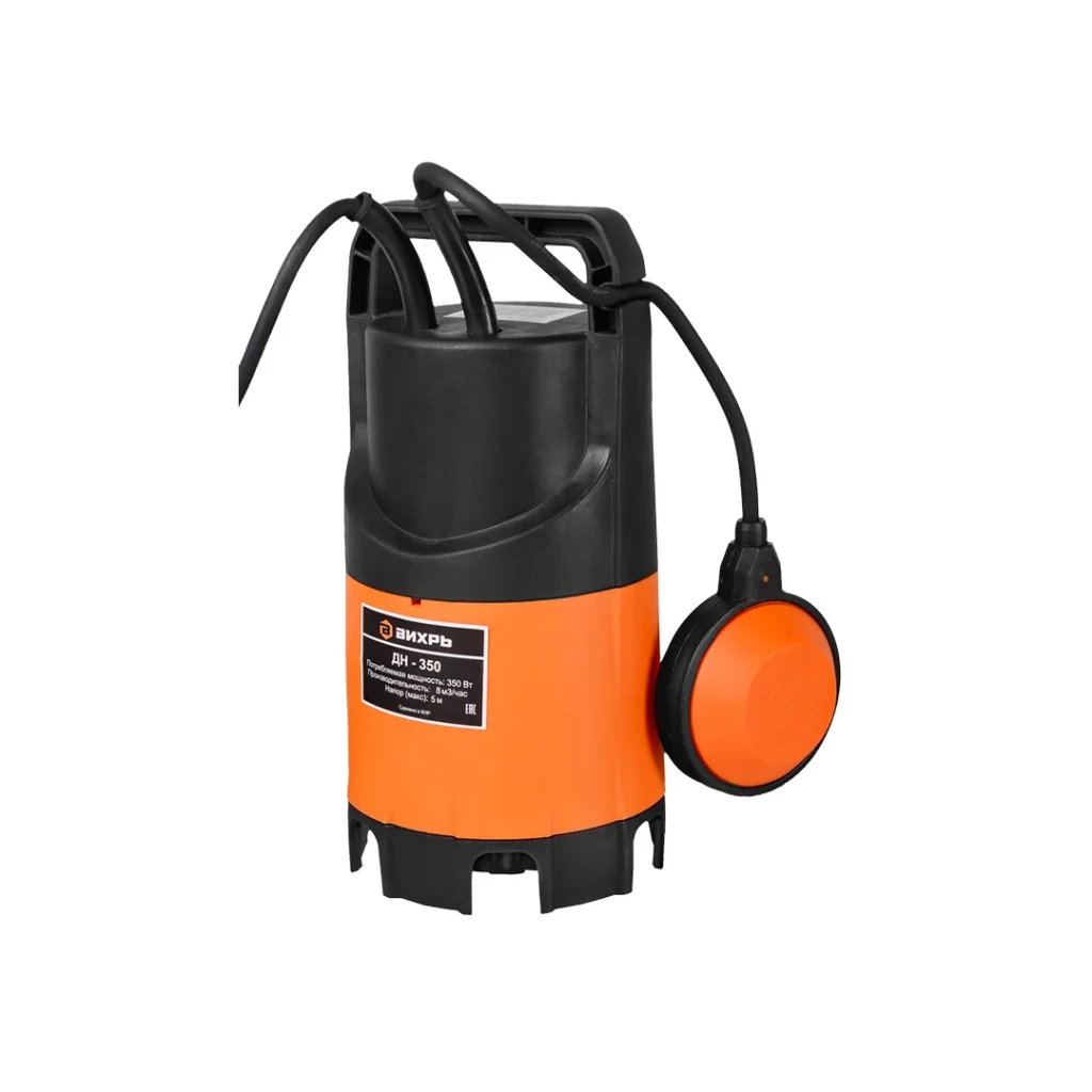 Pompă submersibilă дн-350 133 l/min 350 w 220 - 240 v vihr 4