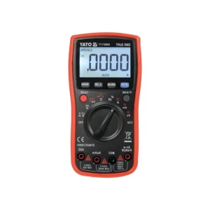 Мультиметр цифровой true rms 0 - 20 a 0 - 1000 в yato